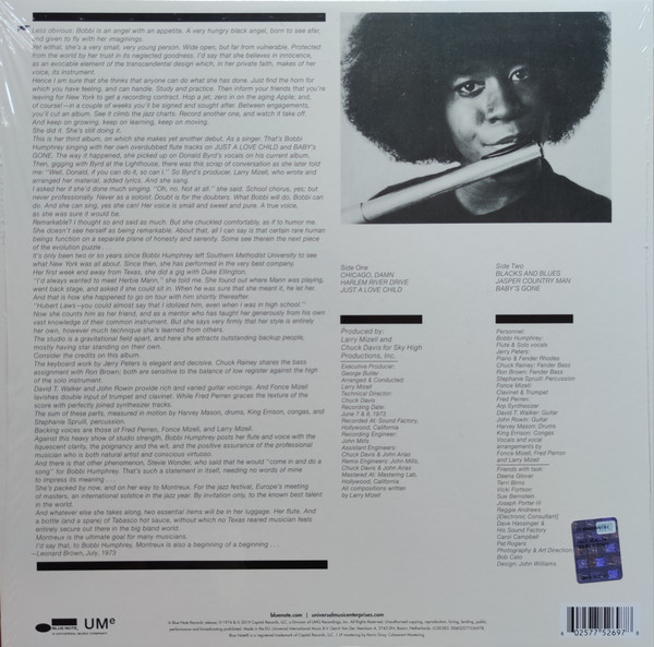 BOBBI HUMPHREY – BLACKS AND BLUES – KONTRA RECORD STORE