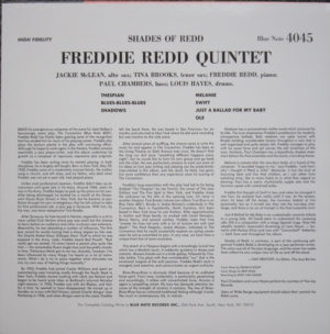 FREDDIE REDD QUINTET - SHADES OF REDD - Görsel 2