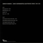 HENRI POUSSEUR – EARLY EXPERIMENTAL ELECTRONIC MUSIC 1954-1961 arka