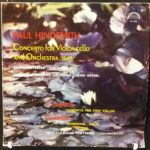 Hindemith Concerto For Violoncello Supraphon on