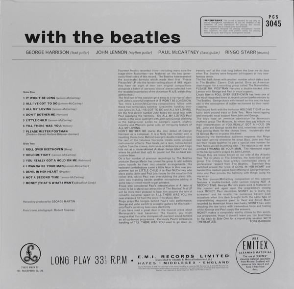 THE BEATLES – WITH THE BEATLES – KONTRA RECORD STORE