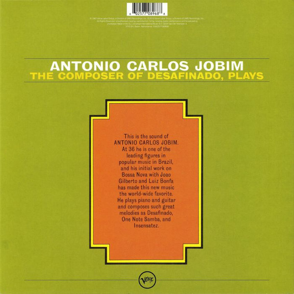 ANTONIO CARLOS JOBIM – THE COMPOSER OF DESAFINADO PLAYS ARKA2