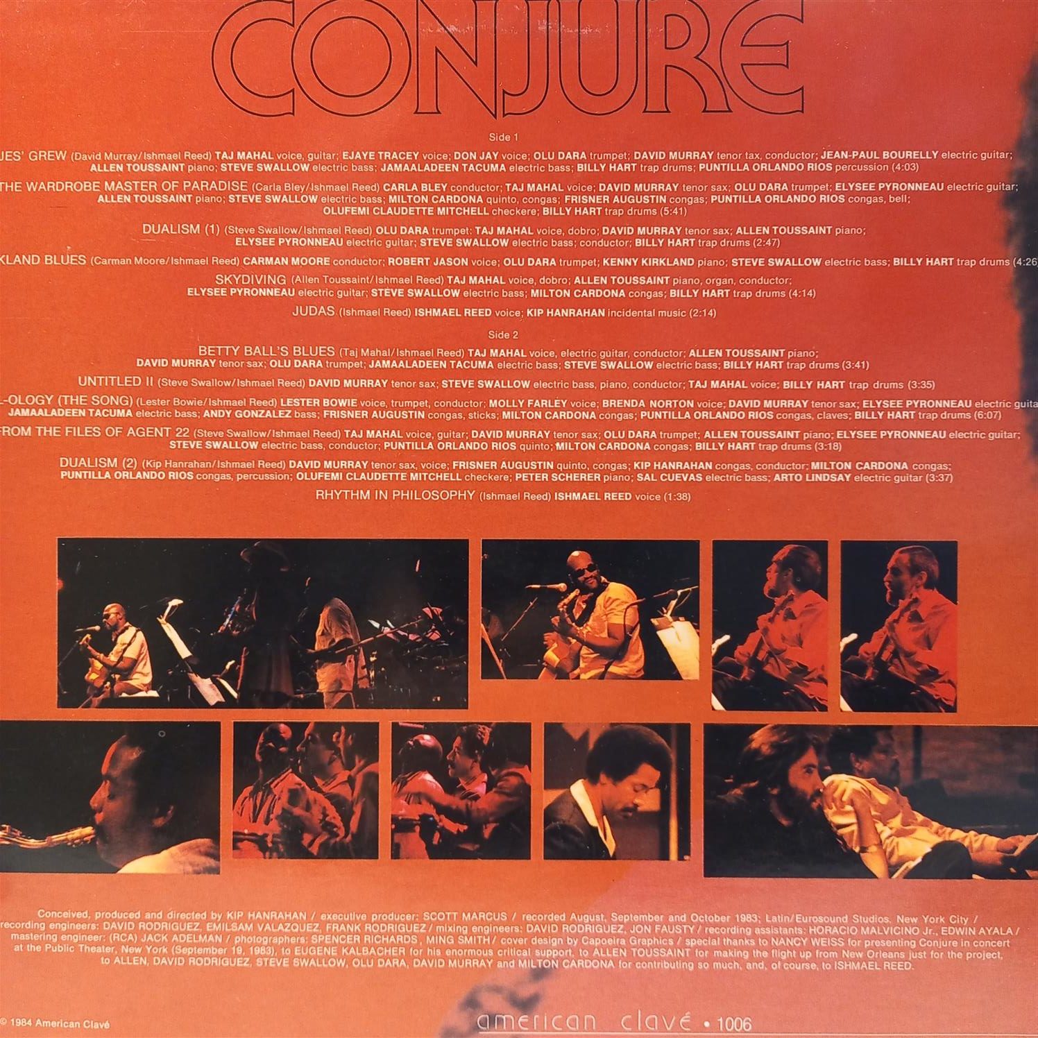 CONJURE – MUSIC FOR THE TEXTS OF ISHMAEL REED ARKA