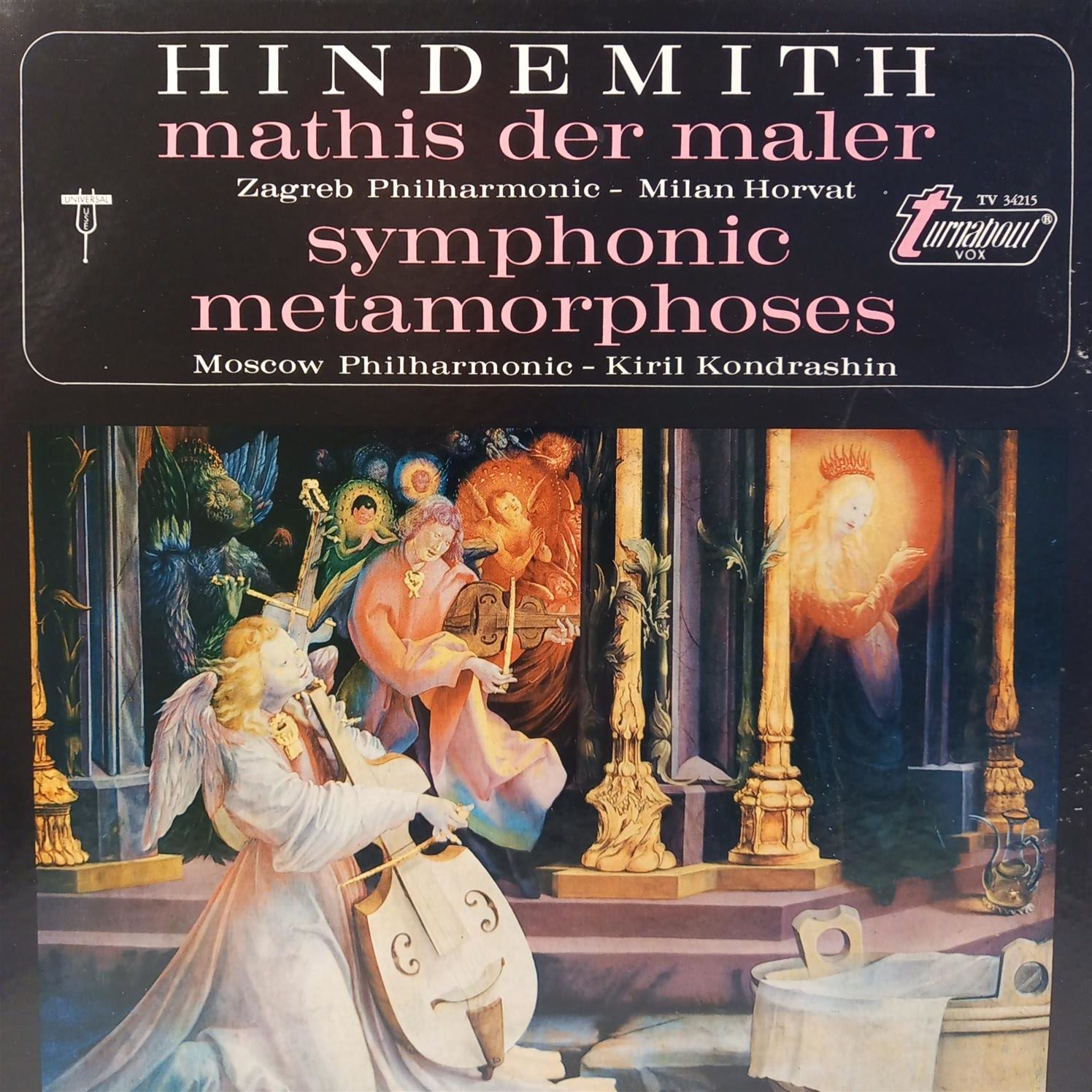HINDEMITH – KIRIL KONDRASHIN – MATHIS DER MALER – SYMPHONIC METAMORPHOSES ON