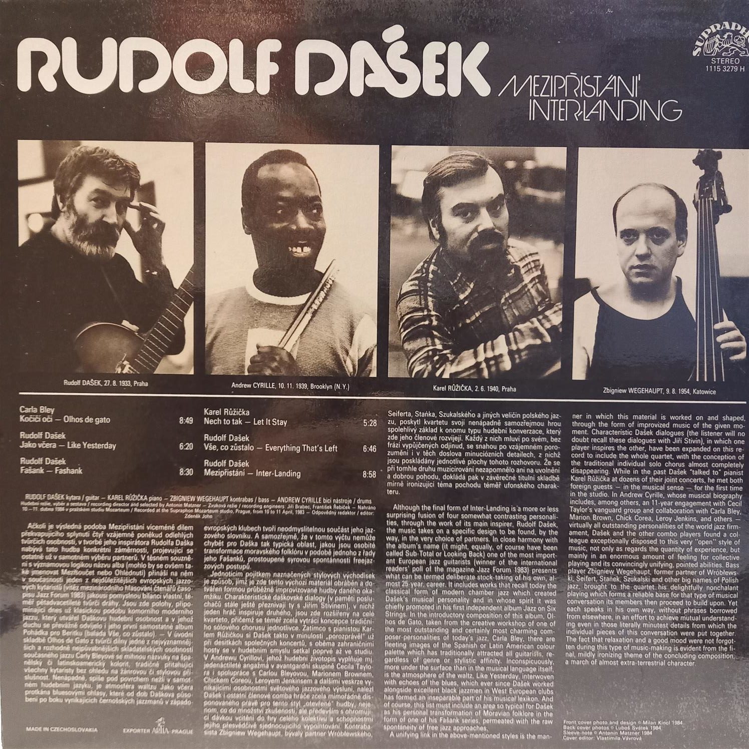 RUDOLF DASEK – INTER-LANDING ARKA
