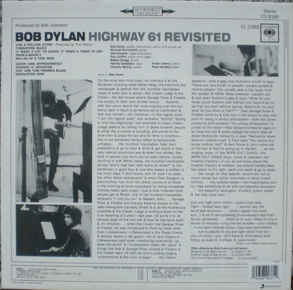 BOB DYLAN – HIGHWAY 61 REVISITED ARKA