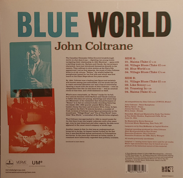 JOHN COLTRANE – BLUE WORLD ARKA