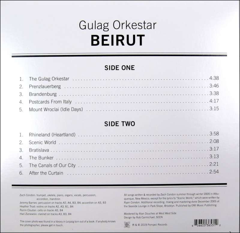 BEIRUT – GULAG ORKESTAR ARKA