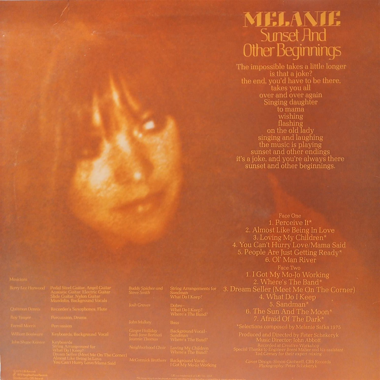 MELANIE – SUNSET AND OTHER BEGINNINGS ARKA