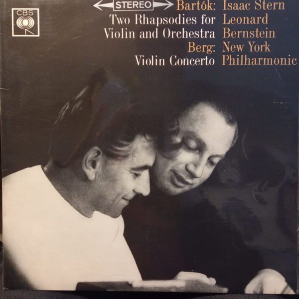 Bartokbergisaac Sternbernstein Two Rhapsodies For Violin And Orchviolin Concerto Kontra 4768