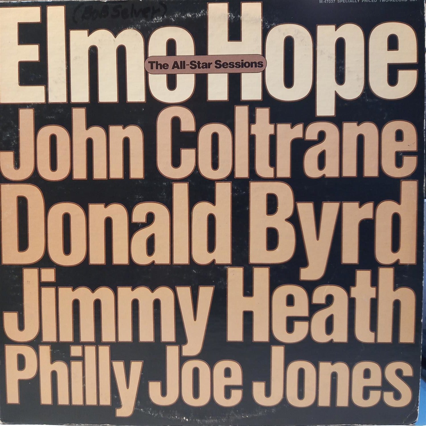 ELMO HOPE – JOHN COLTRANE – DONALD BYRD – JIMMY HEAT – PHILLY JOE JONES – THE ALL-STAR SESSIONS ON