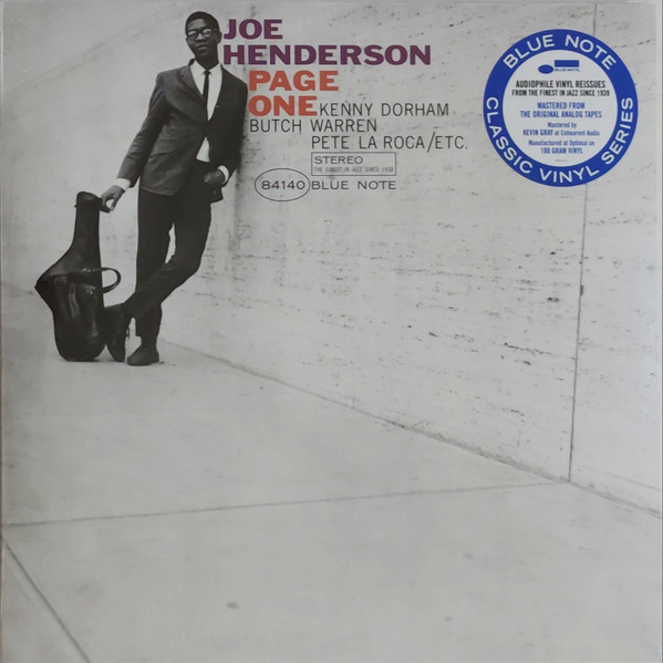 JOE HENDERSON – PAGE ONE ON