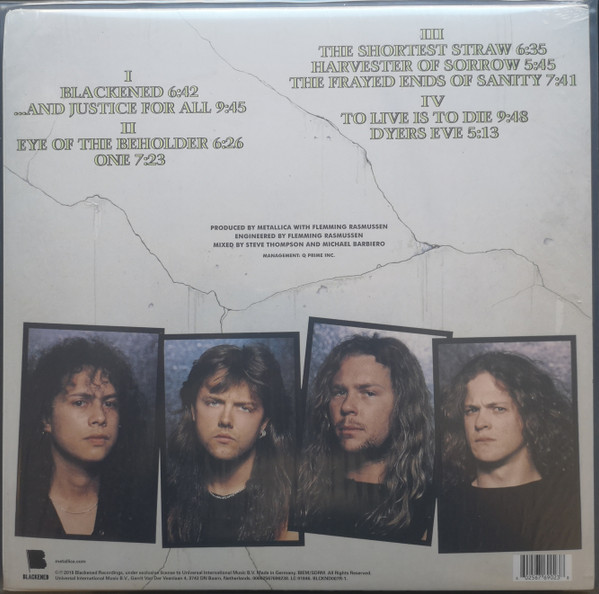 METALLICA – AND JUSTICE FOR ALL ARKA