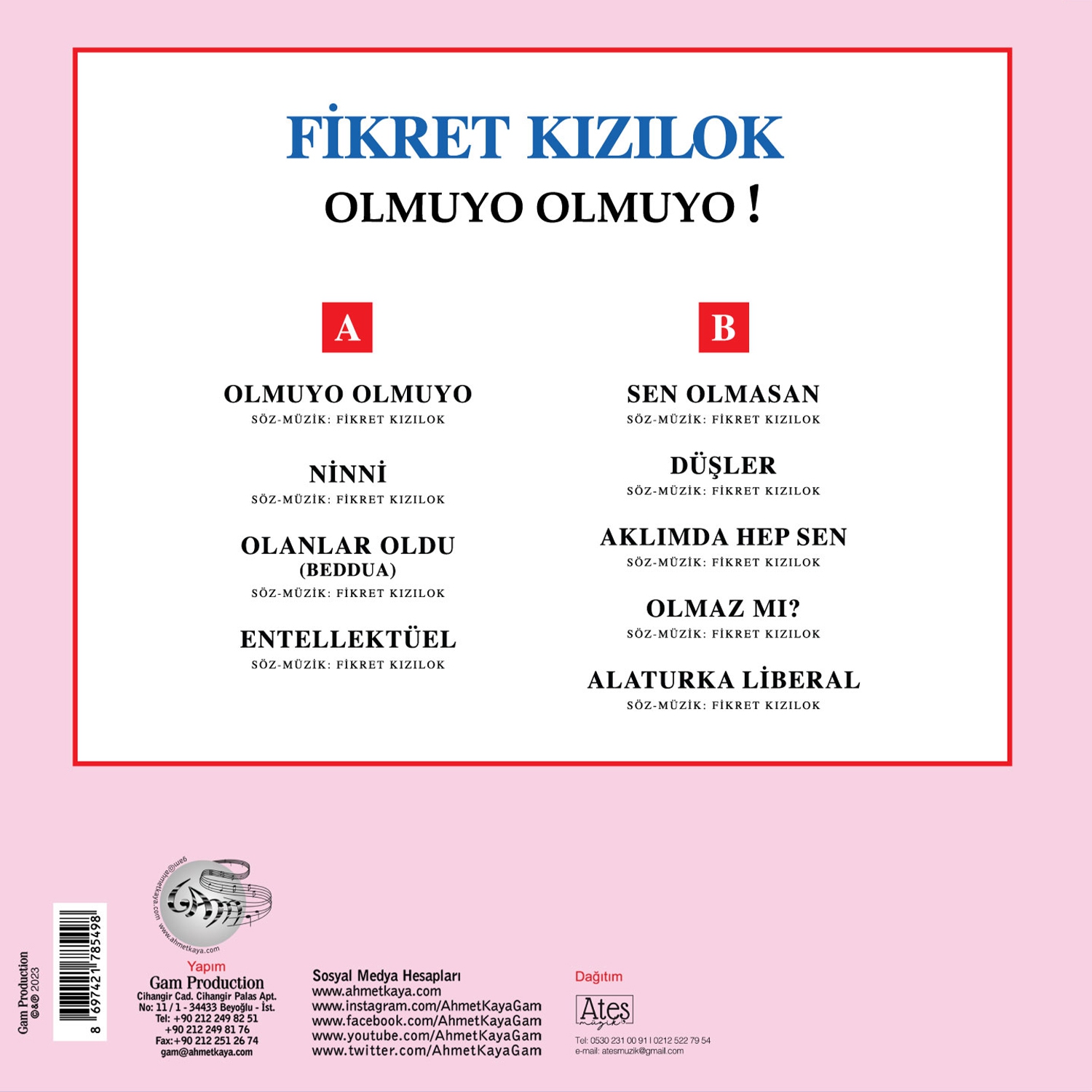 FİKRET KIZILOK – OLMUYO OLMUYO ARKA
