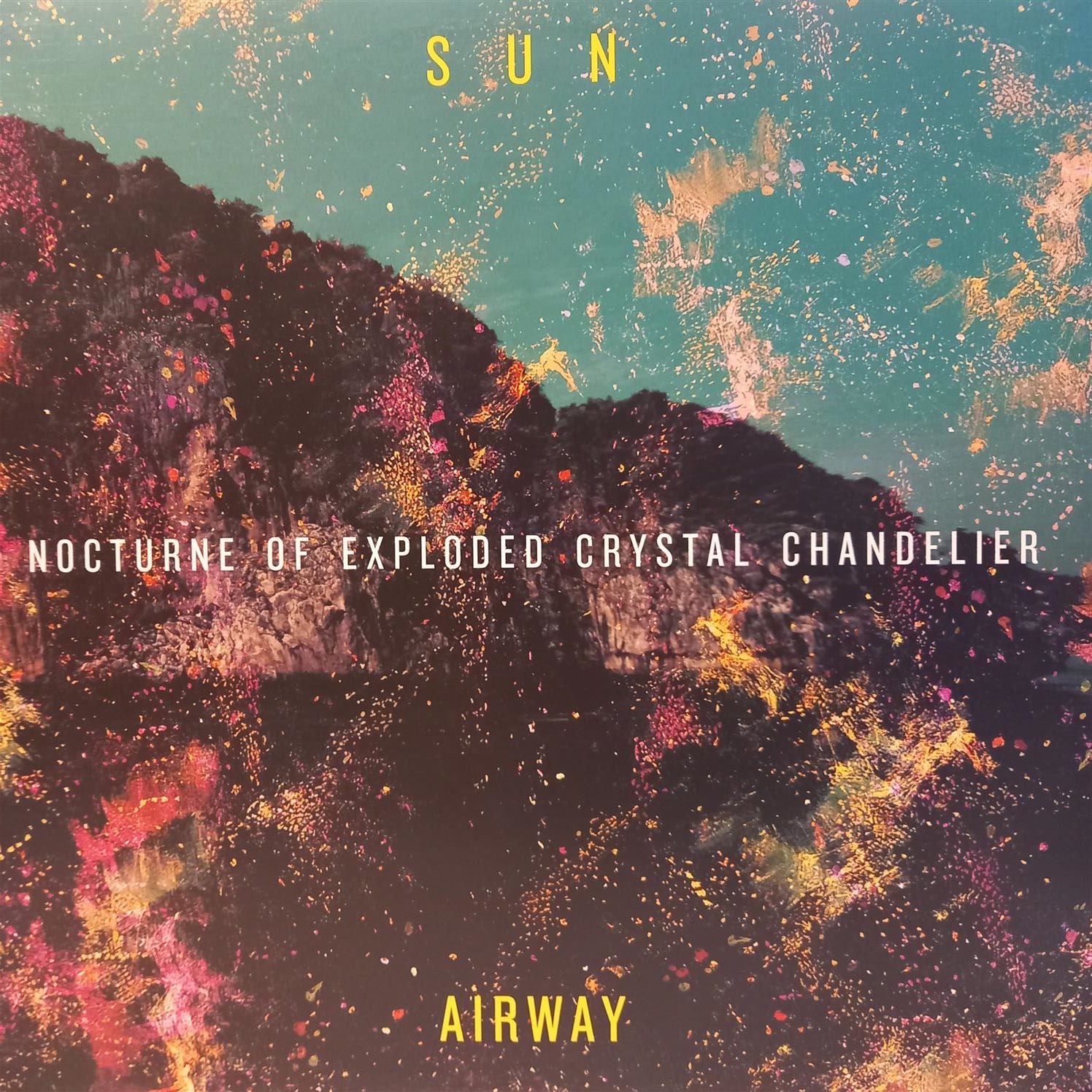 SUN AIRWAY – NOCTURNE OF EXPLODED CRYSTAL CHANDELIER ON