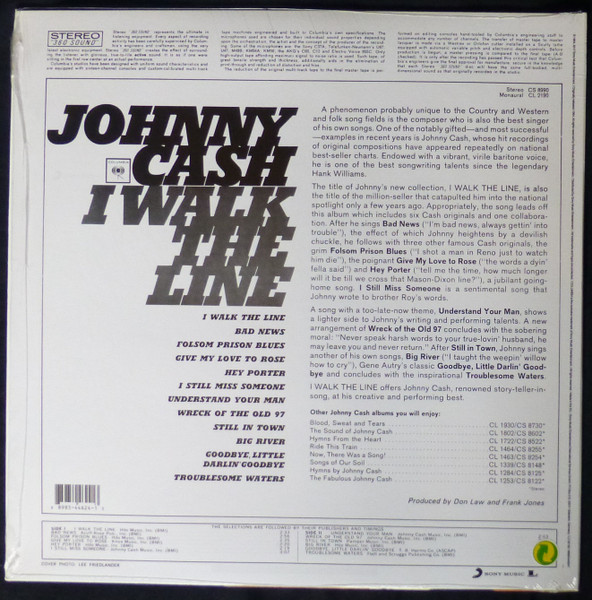 JOHNNY CASH – I WALKED THE LINE ARKA