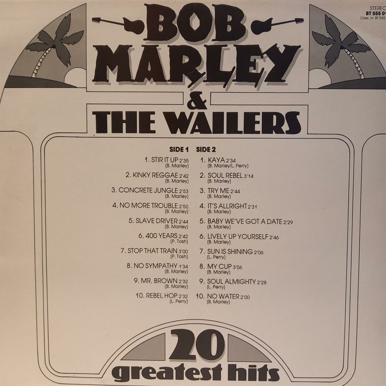 BOB MARLEY & THE WAILERS – 20 GREATEST HITS ARKA