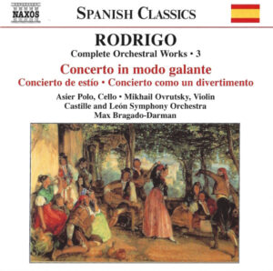 RODRIGO - COMPLETE ORCHESTRAL WORKS 3 - CONCERTO IN MODO GALANTE - Görsel 1